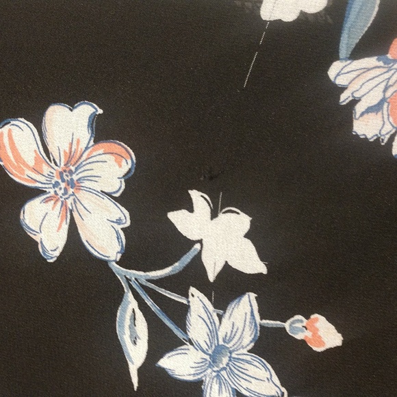 Torrid Multi-Color Floral Print Chiffon Skater Dress Size 14 - Picture 13 of 13